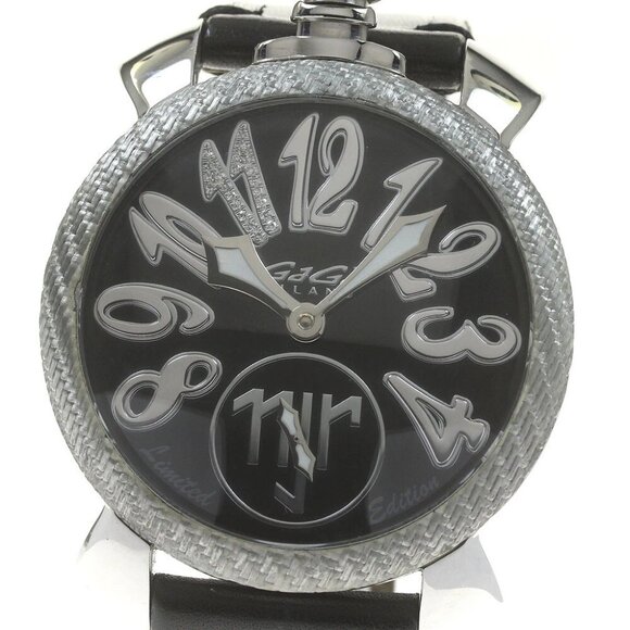 GaGa MILANO Manuale48 Neymar Limited 5510.NJ.01D Hand Winding Men's Watch